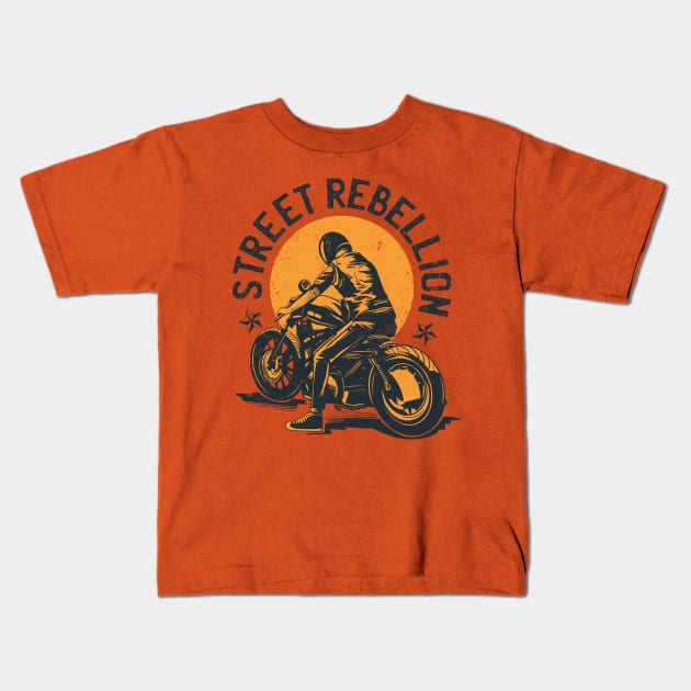 Cafe Racer Passion Kids T-Shirt by Dirt Bike Gear